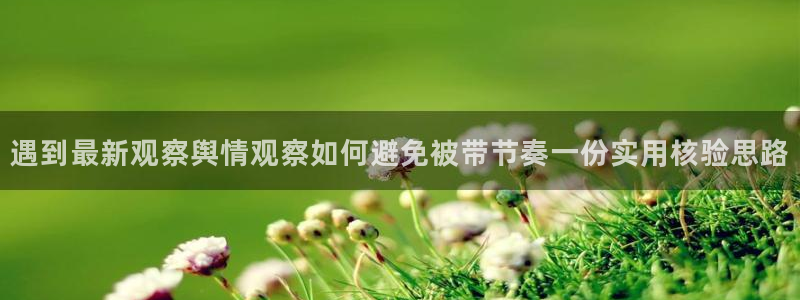 黑料爆料网址大全：遇到最新观察舆情观察如何避免被带节奏一份实用核验思路