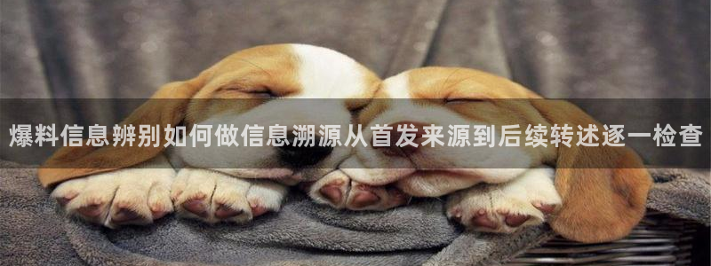 热点爆料网站：爆料信息辨别如何做信息溯源从首发来源到后续转述逐一检查
